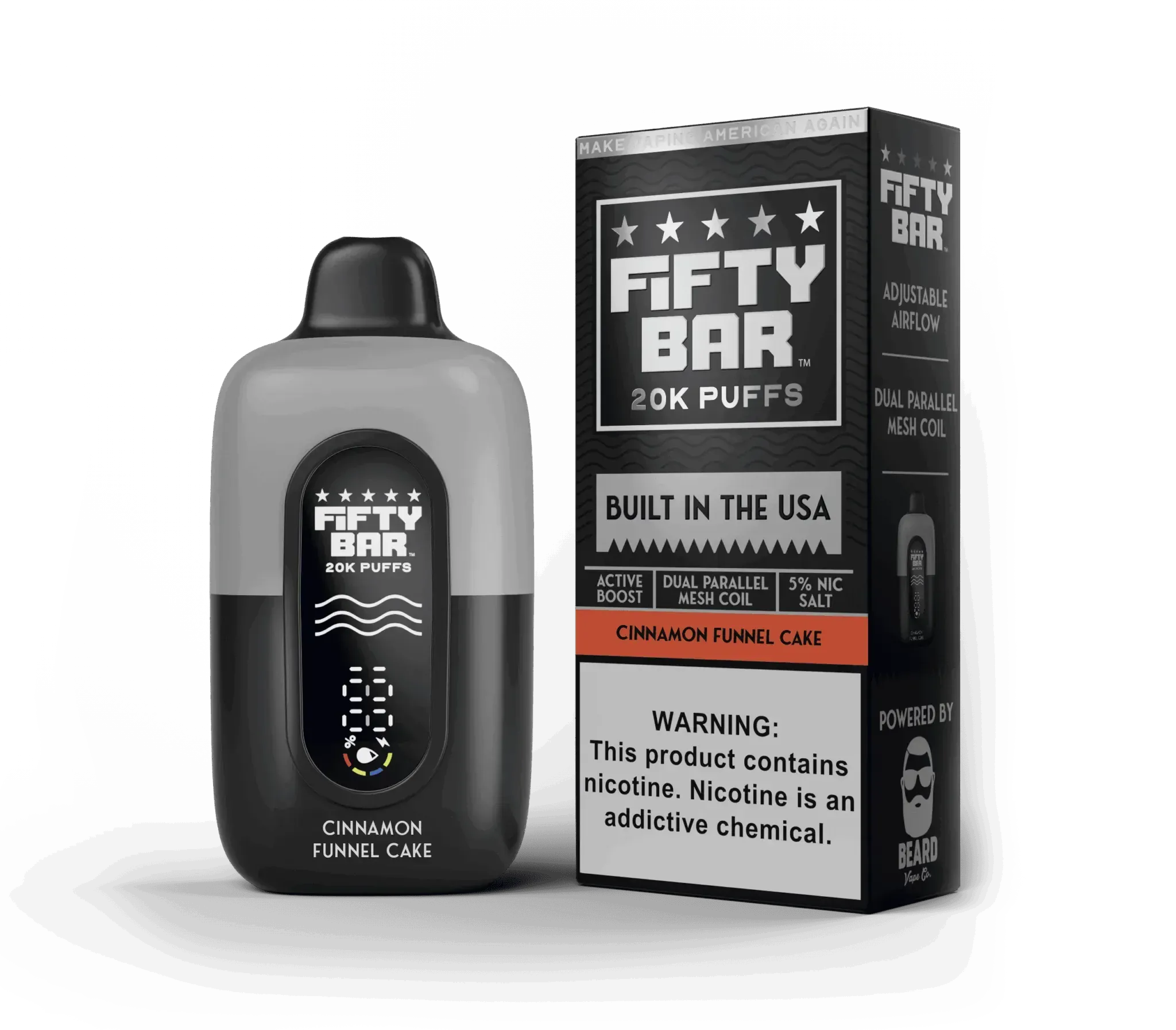 disposable vape made in america Fifty Bar 20K advanced vape GEEK MAX DUBAI CHOCOLATE Flavours:Triple Mango - 0mg