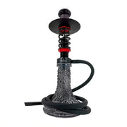 Agni F1 Premium Hookah 18" Black/Red