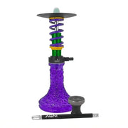 Agni F1 Premium Hookah 18" Purple/Green