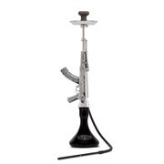 AK-47 Gun Hookah 33" Chrome