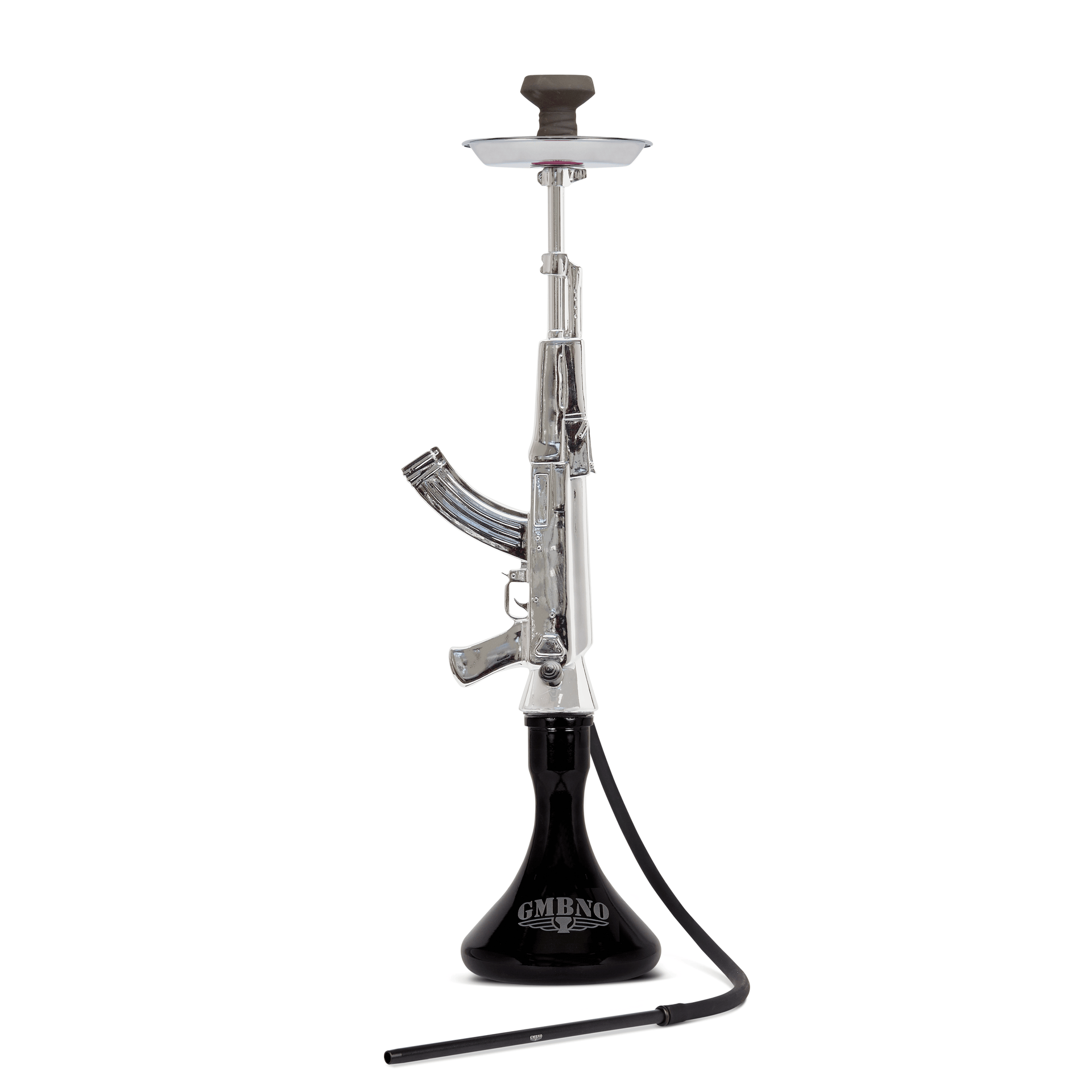 AK-47 Gun Hookah 33" Chrome