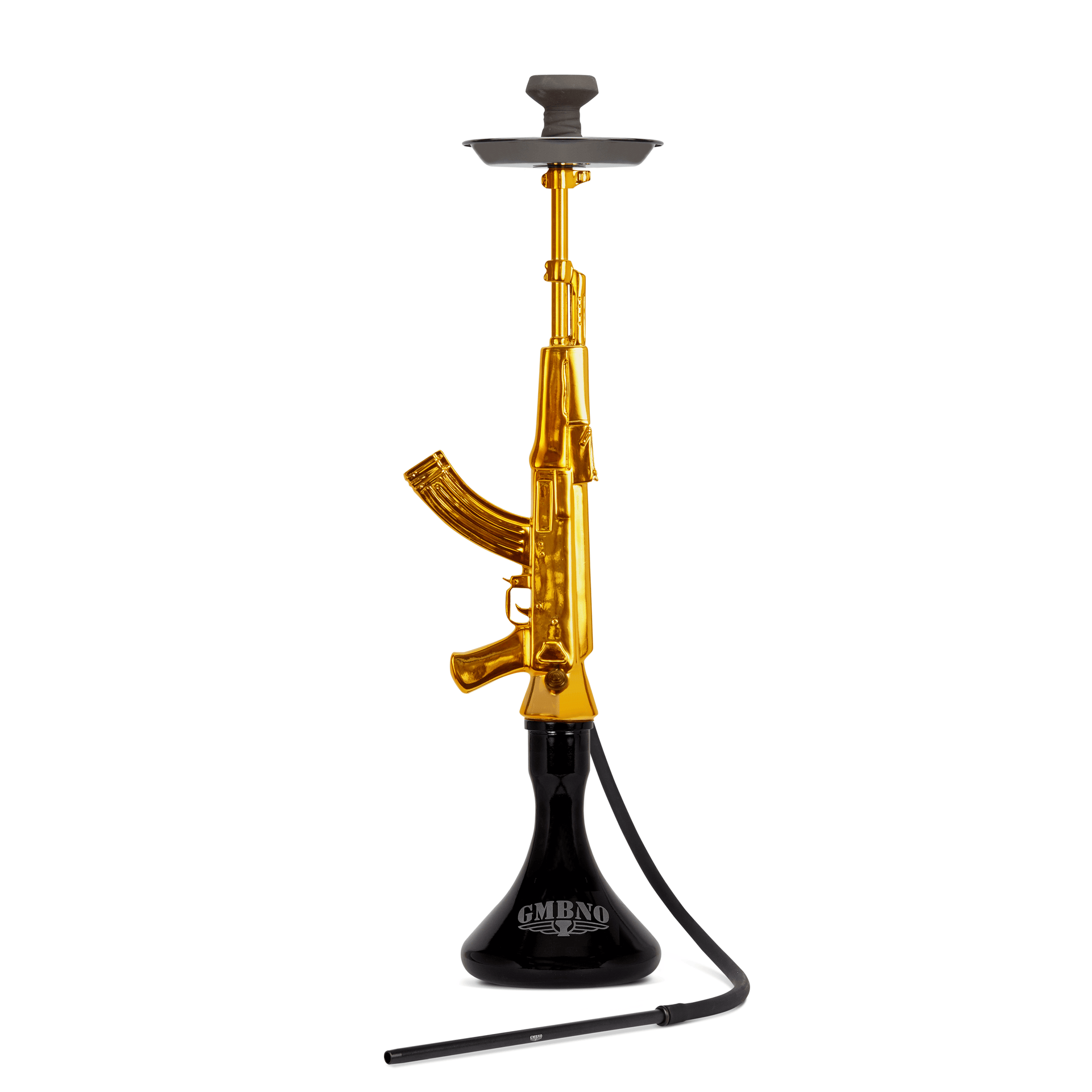 AK-47 Gun Hookah 33" Gold