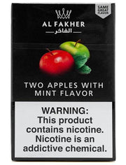 Al Fakher Shisha 50g Two Apples with Mint