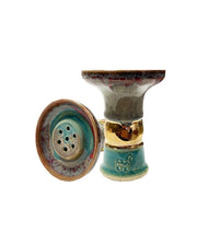 Alpaca SE 18K Gold Hookah Bowl Apache - Teal/Black