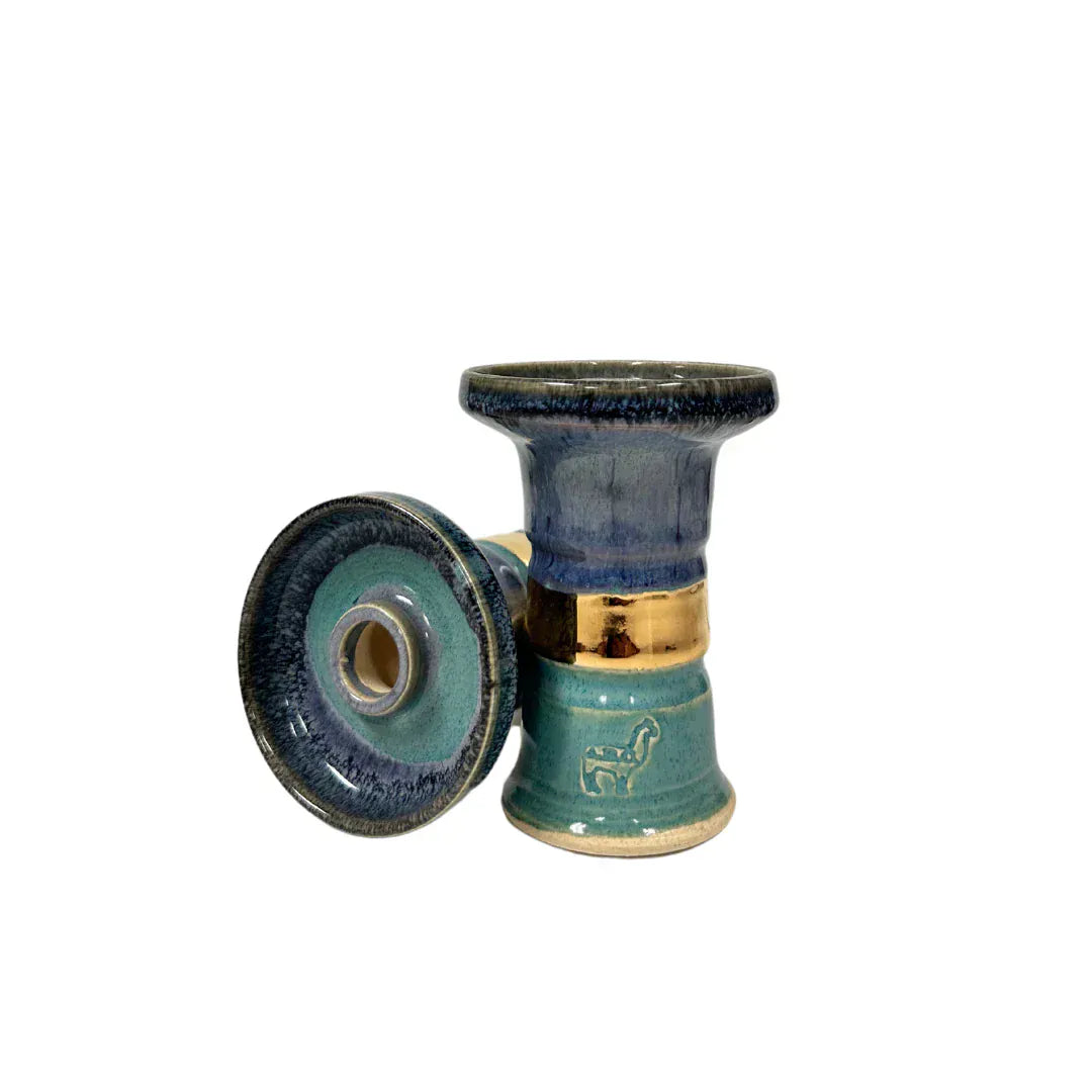 Alpaca SE 18K Gold Hookah Bowl Huacaya - Sky Blue