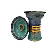 Alpaca SE 18K Gold Hookah Bowl LeRook - Sky Blue