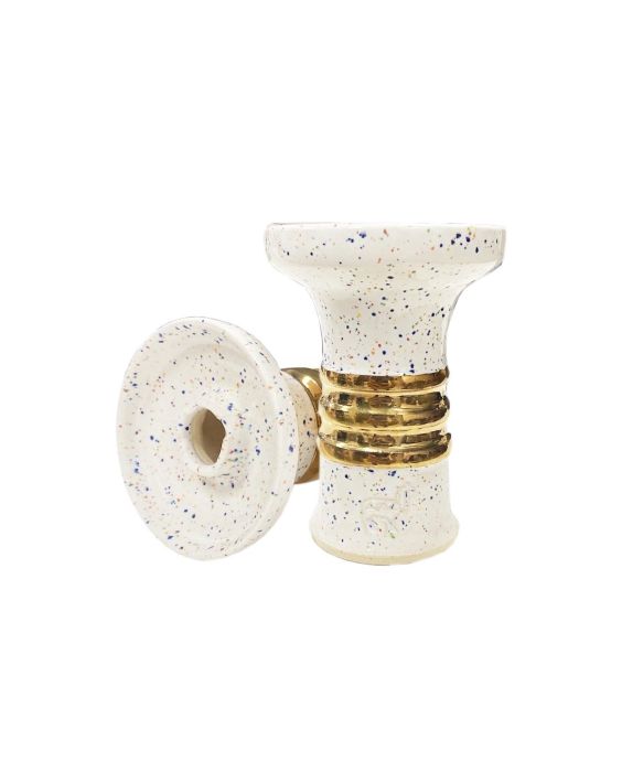 Alpaca SE 18K Gold Hookah Bowl Rook - Confetti