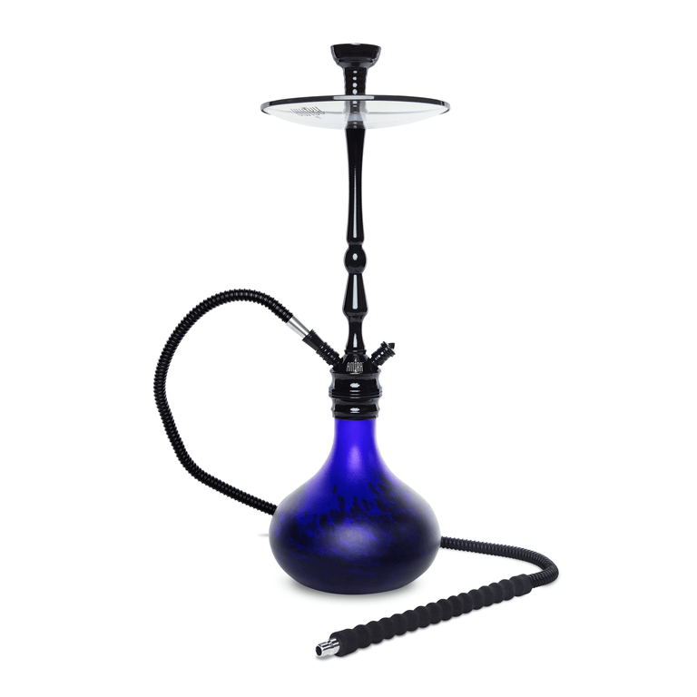 Amira Cyclone Hookah 27" Blue on Blue