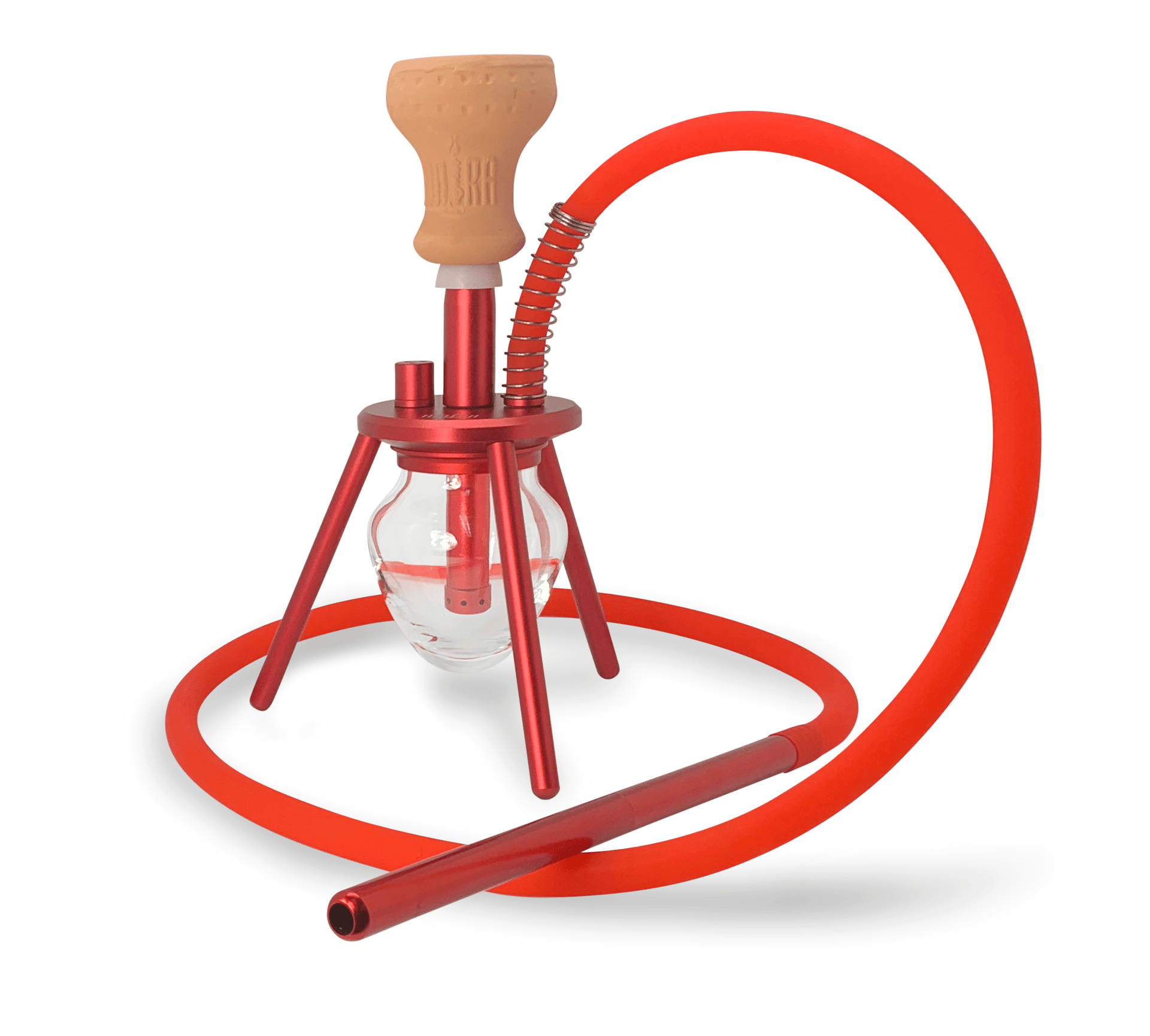 Amira Spider Hookah 12" Red