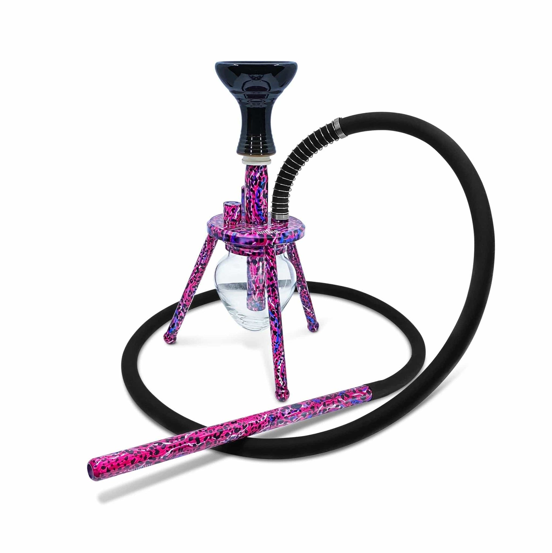Amira Spider Prints Hookah 12" Purple Panther