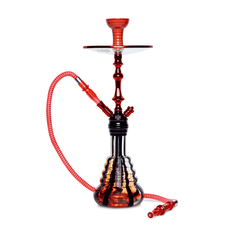Amira Volcano Hookah 21" Red
