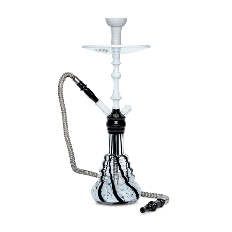 Amira Volcano Hookah 21" White