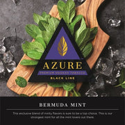 Azure Black Shisha 100g Bermuda Mint