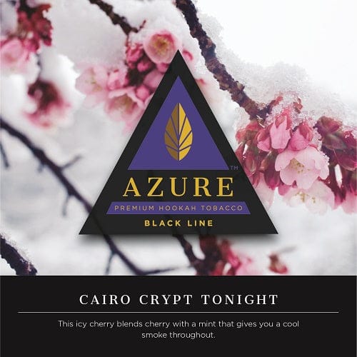 Azure Black Shisha 100g Cairo Crypt Tonight