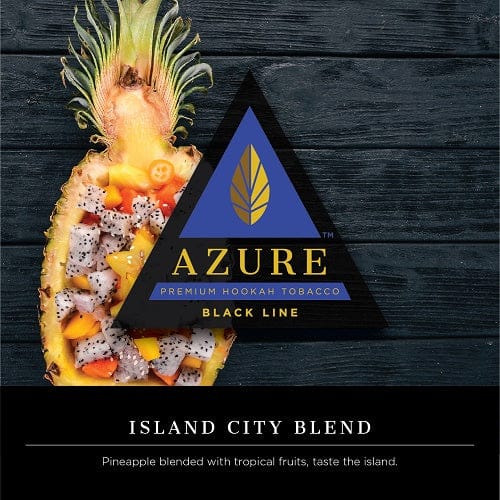 Azure Black Shisha 100g Island City Blend