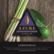 Azure Black Shisha 100g Lemongrass