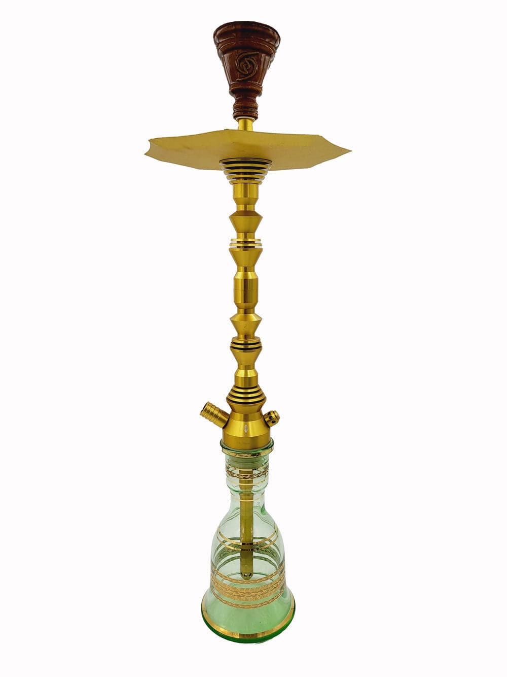 B2 Gold CNC Hookah 34"