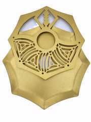 B2 Gold CNC Hookah 34"