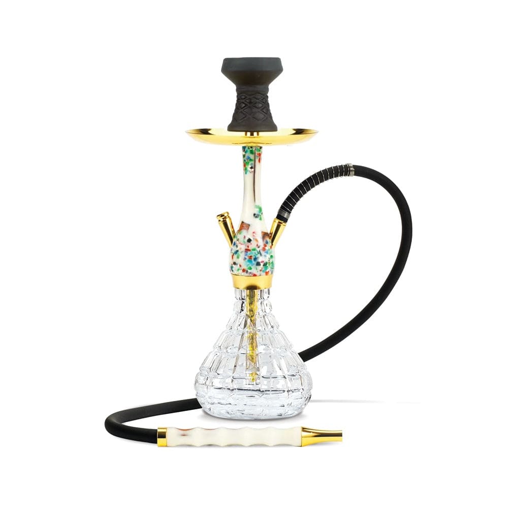 BYO Bellagio Hookah 19" White