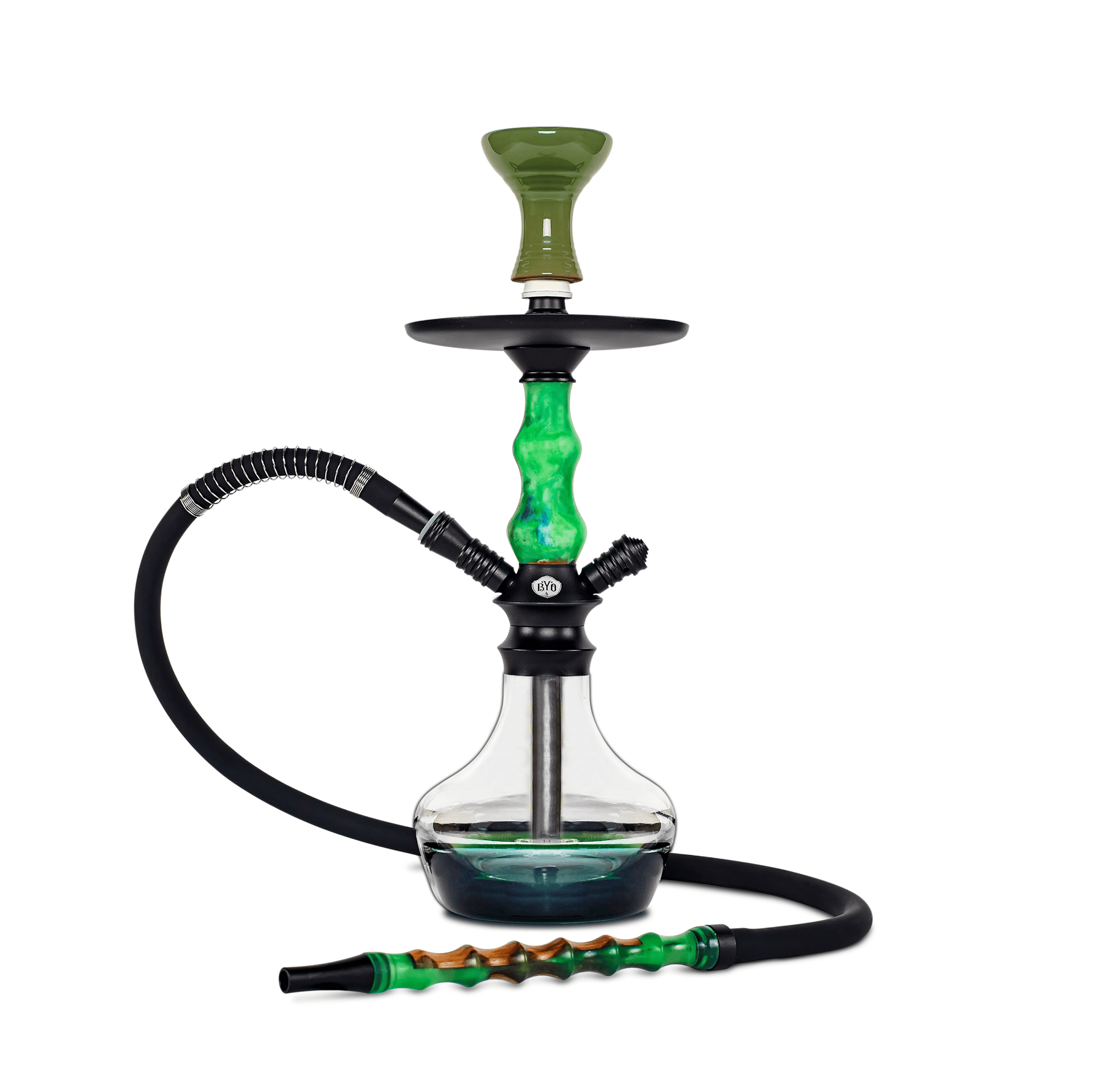 BYO Carnaval Hookah 17" Green