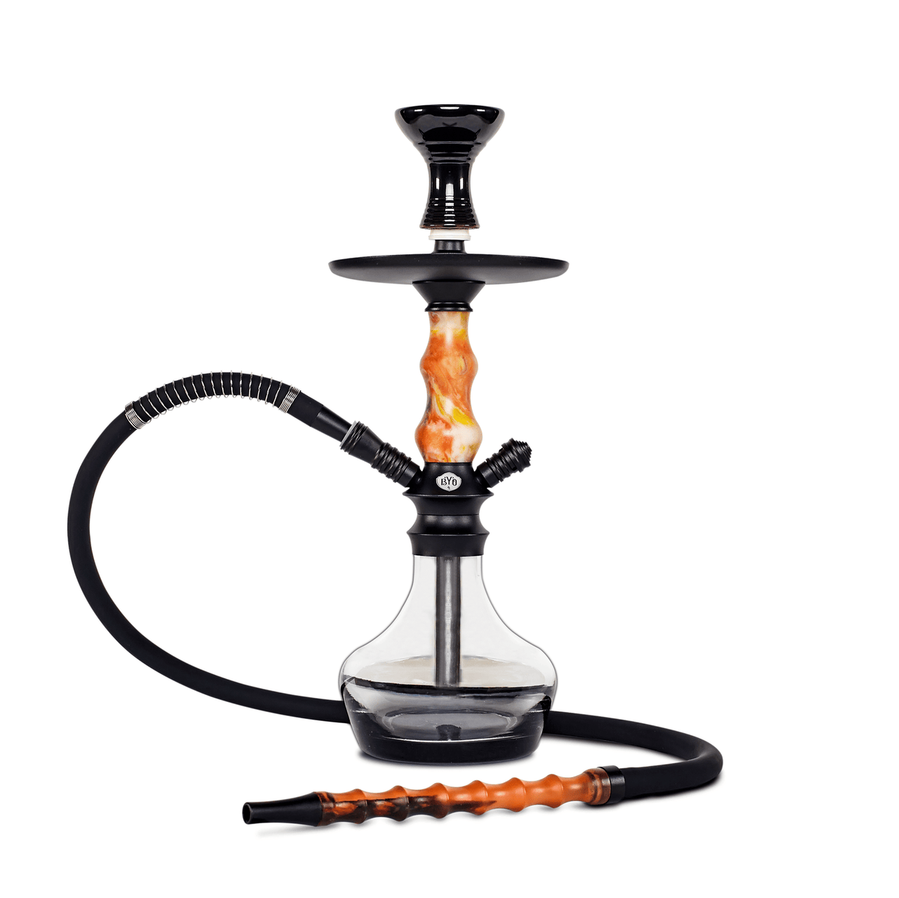 BYO Carnaval Hookah 17" Orange