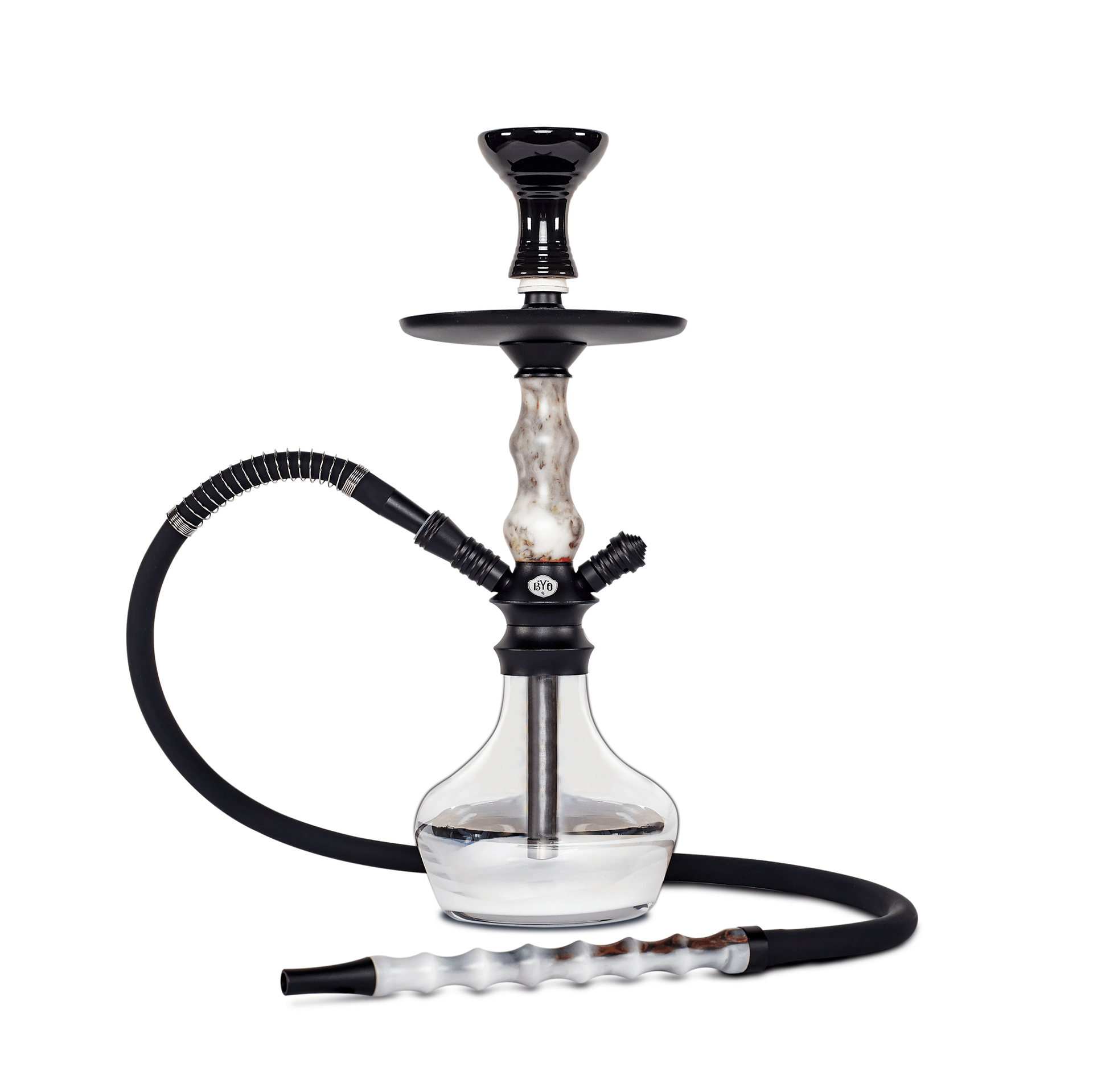 BYO Carnaval Hookah 17" White