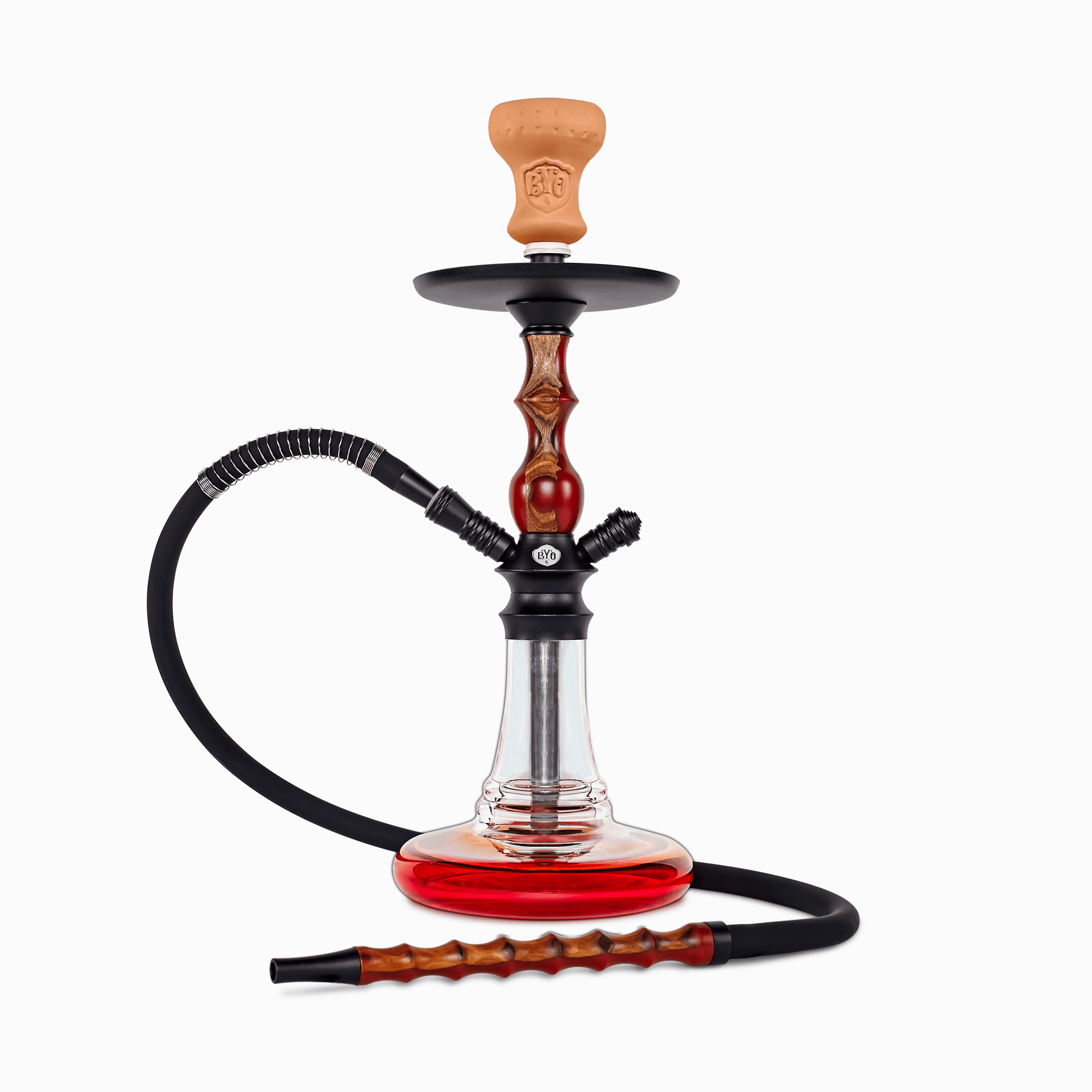 BYO Chika Hookah 19" Red