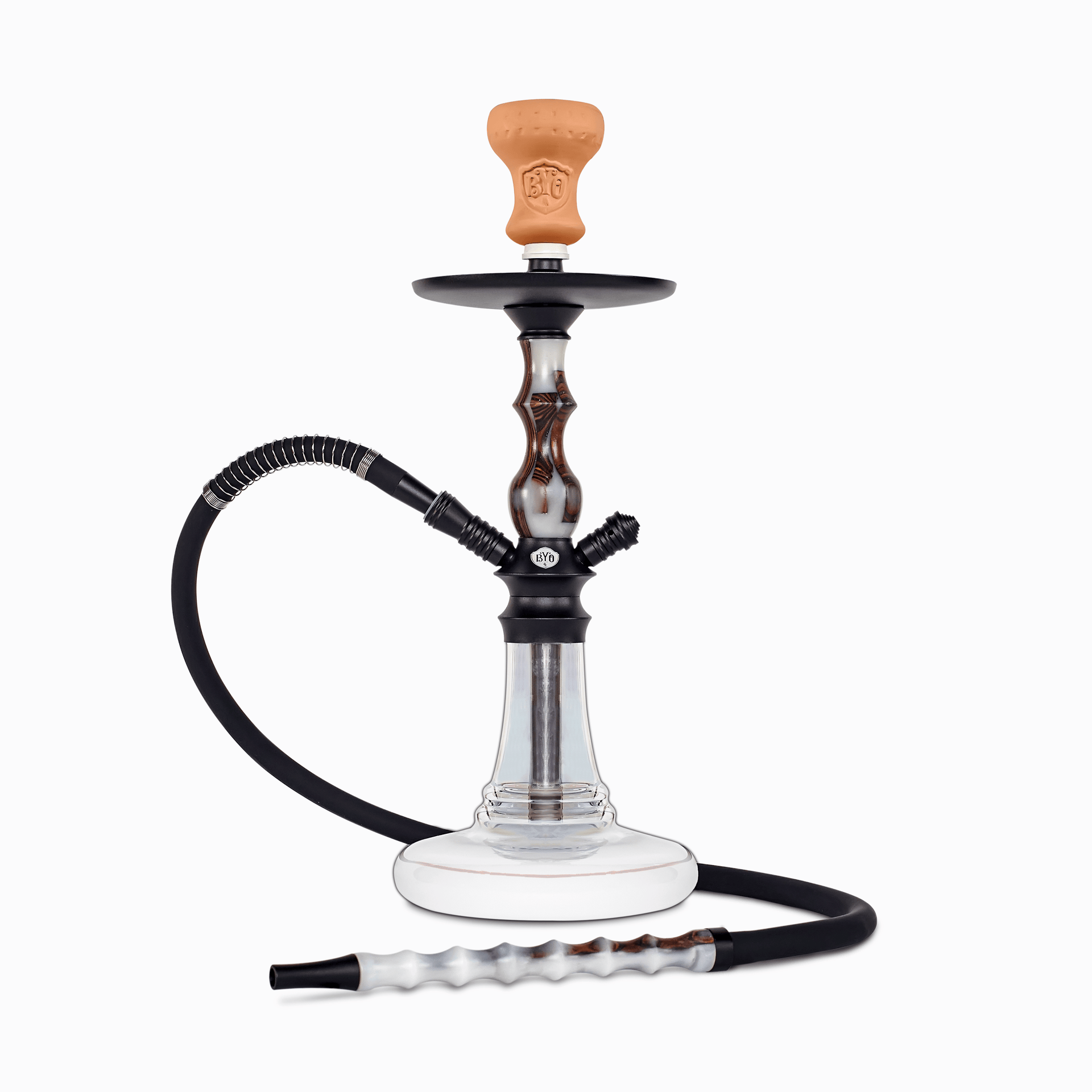 BYO Chika Hookah 19" White