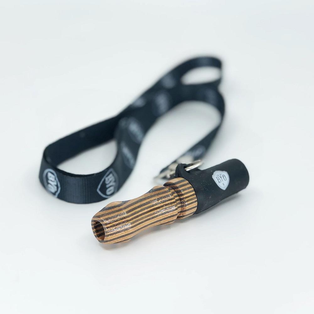 BYO Wood Lanyard Mouth Tip Light Wood