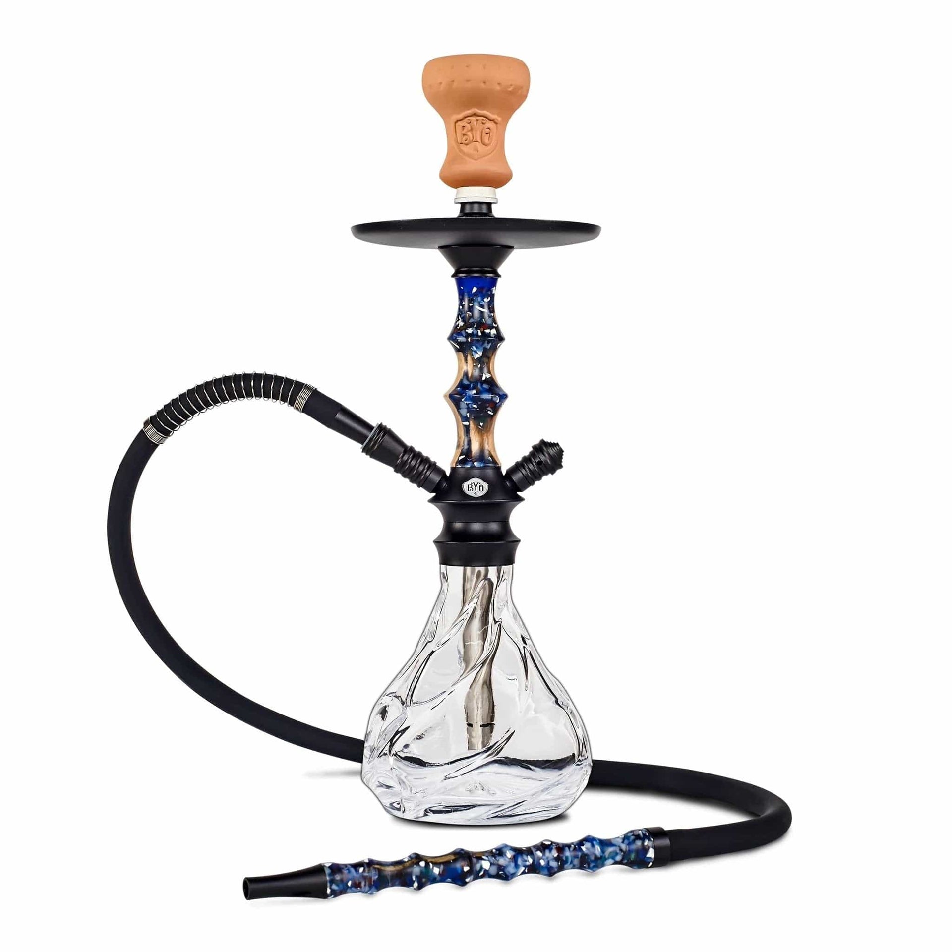 BYO Zuki Hookah 19" Blue