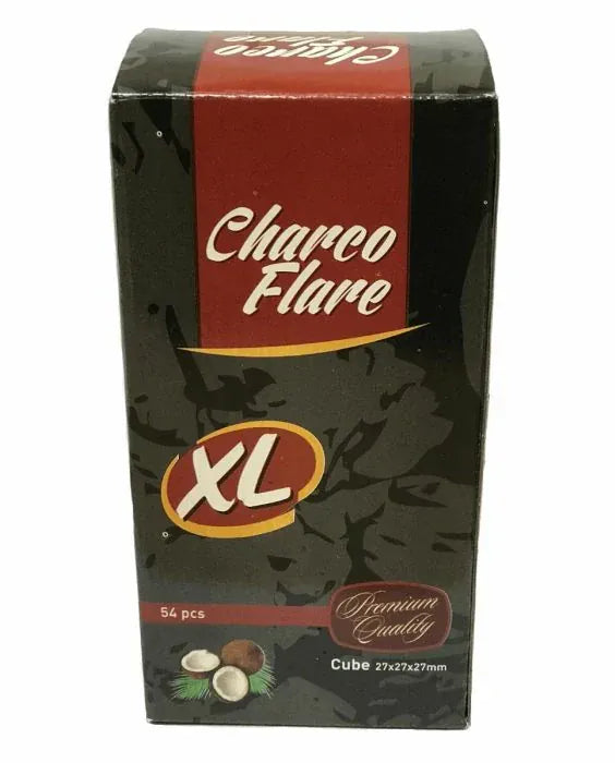 Charco Flare XL Cube Charcoals 54 Pieces