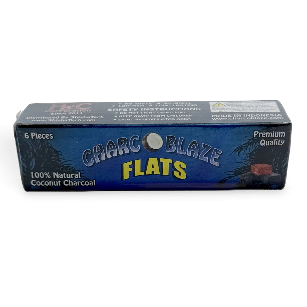 Charcoblaze Hookah Charcoal Flats 6 Pieces