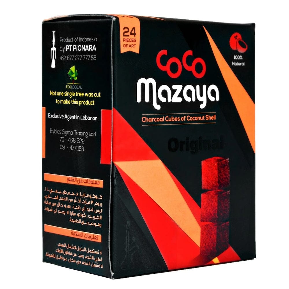 Coco Mazaya Coconut Charcoals 24 Pieces