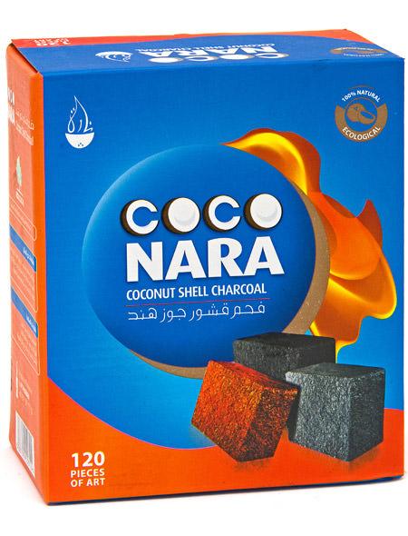 CocoNara Hookah Charcoal Flats 120 Pieces