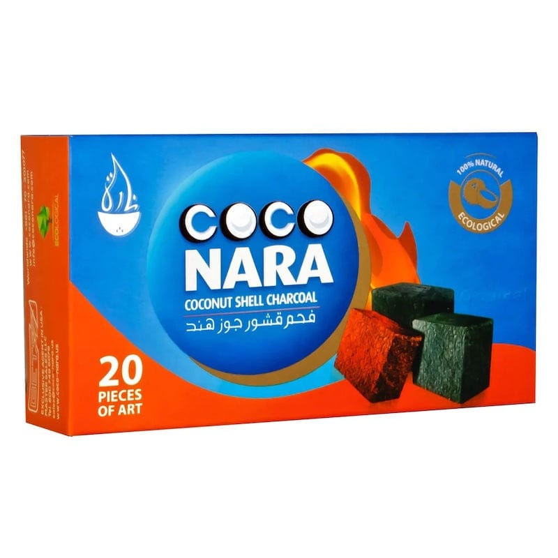 CocoNara Hookah Charcoal Flats 20 Pieces