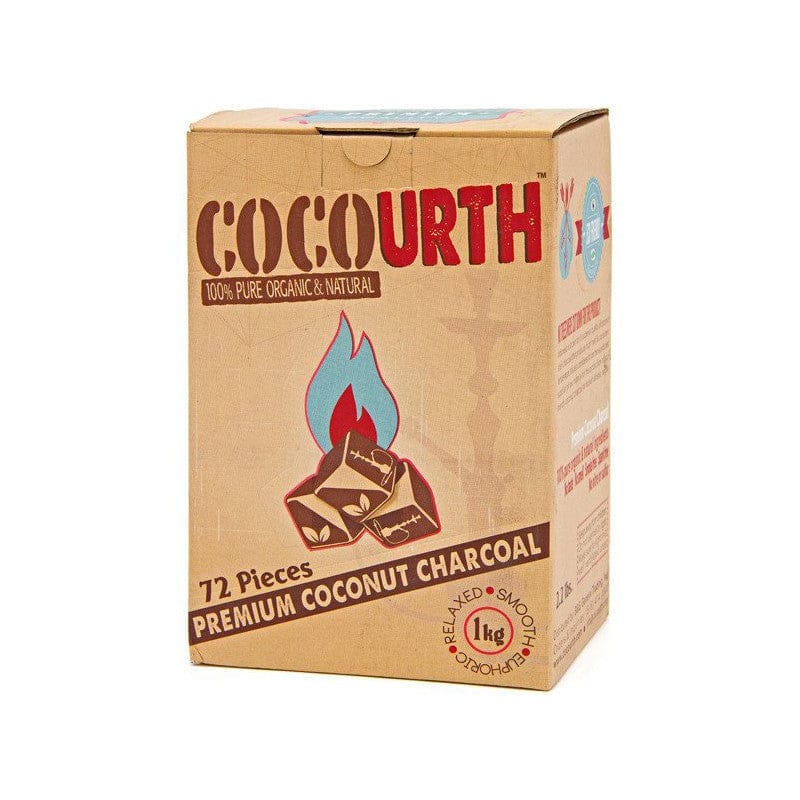 CocoUrth Cube Hookah Charcoal 72 Pieces