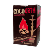 CocoUrth Quarter Circles Hookah Charcoal 96 Pieces