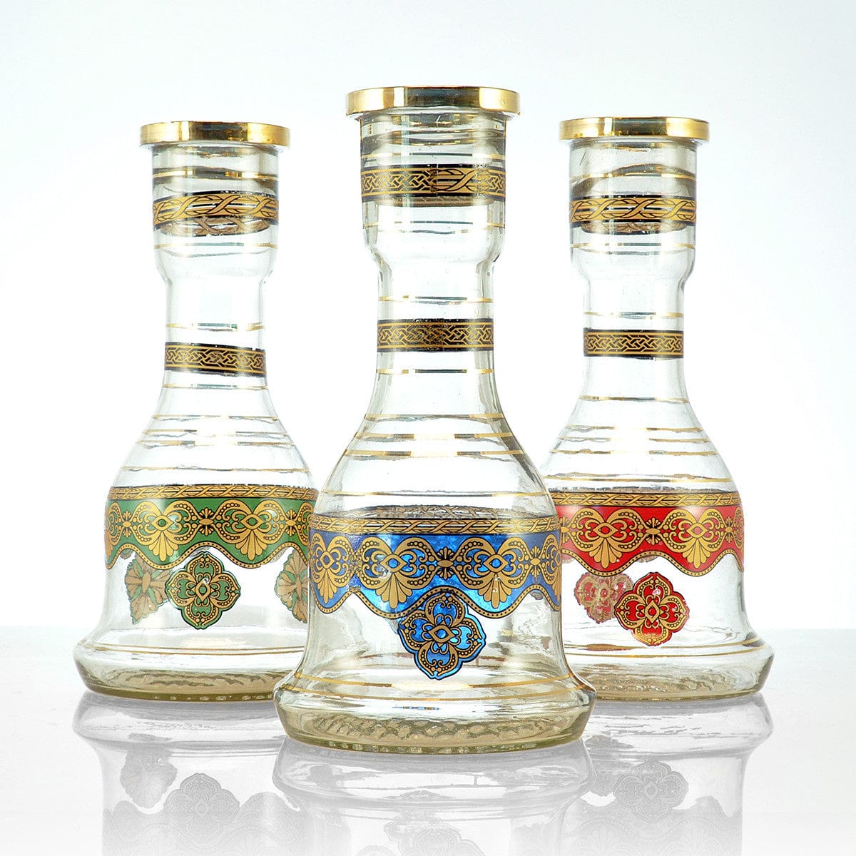 Egyptian Boho Style Hookah Vase Green