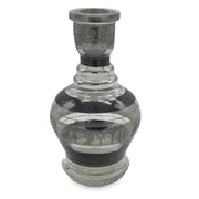Egyptian Jumbo Glass Base Black Stripes