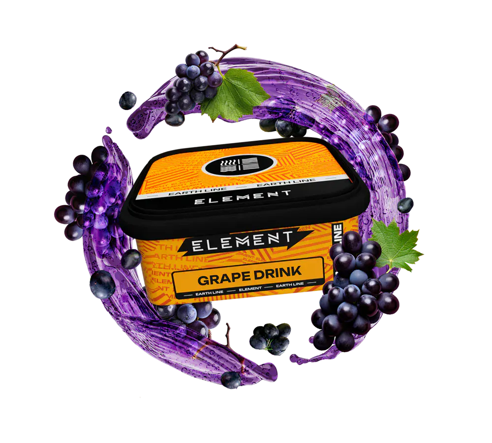 Element Earth Line Shisha 200g Grape Drink