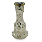 Exotic Egyptian Hookah Vase White