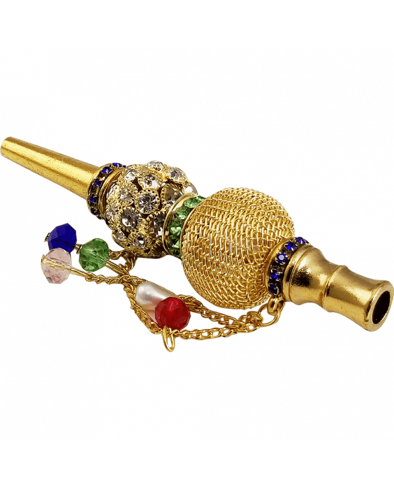 Fancy Personal Mouth Tip Gold