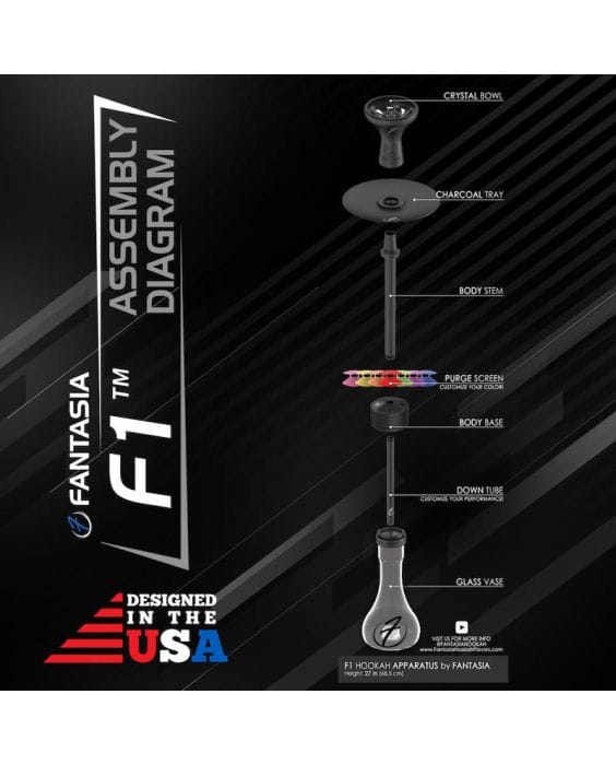 Fantasia F1 Hookah 27"