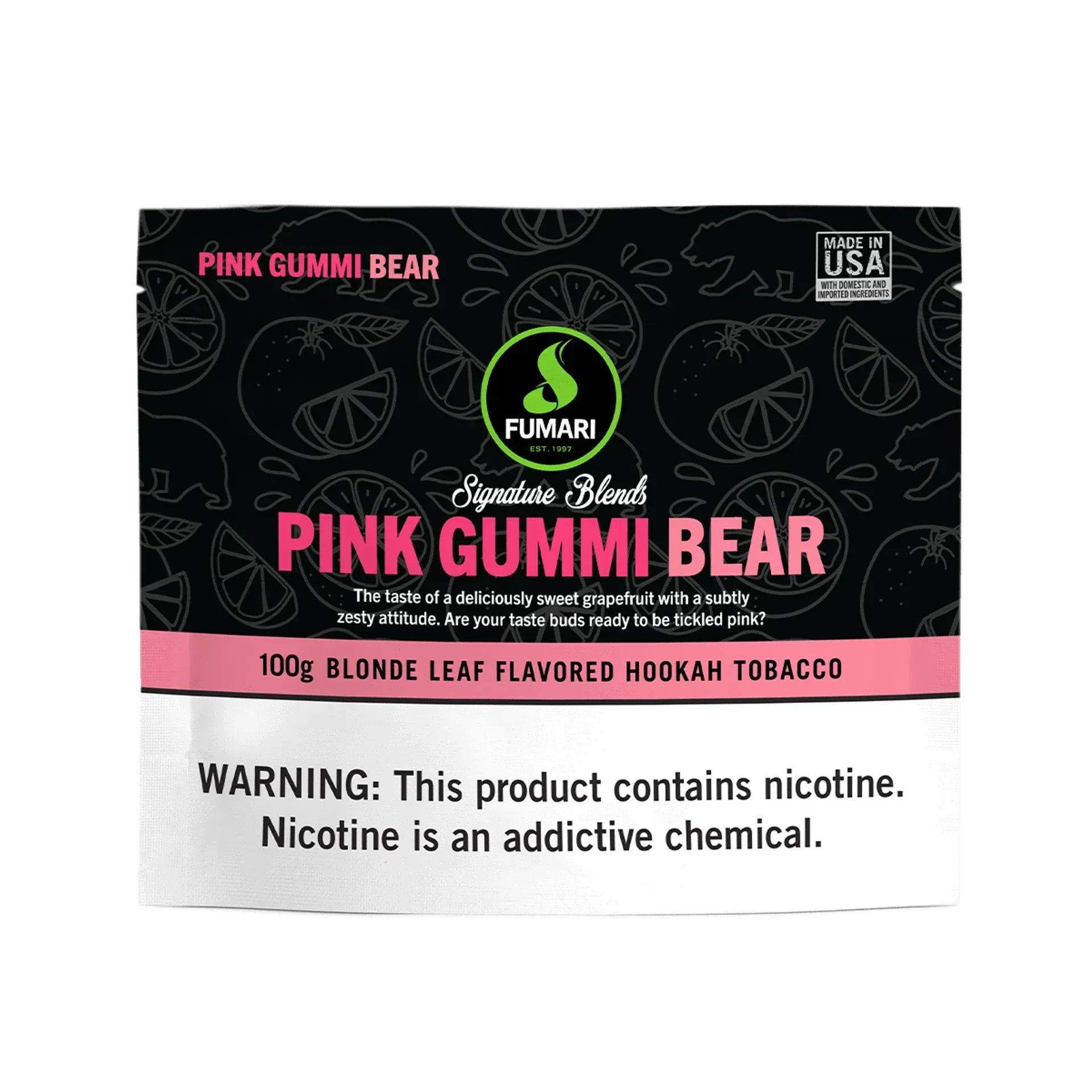 Fumari Shisha 100g Pink Gummi Bear