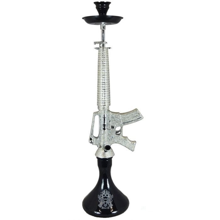 Gangsta Hookah Terminator Chrome 33" Diamond Chrome
