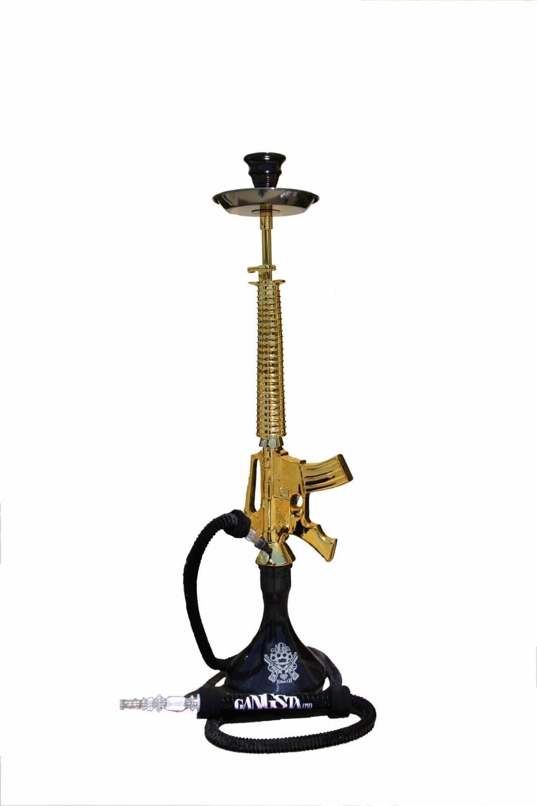 Gangsta Hookah Terminator Gold 33" Gold