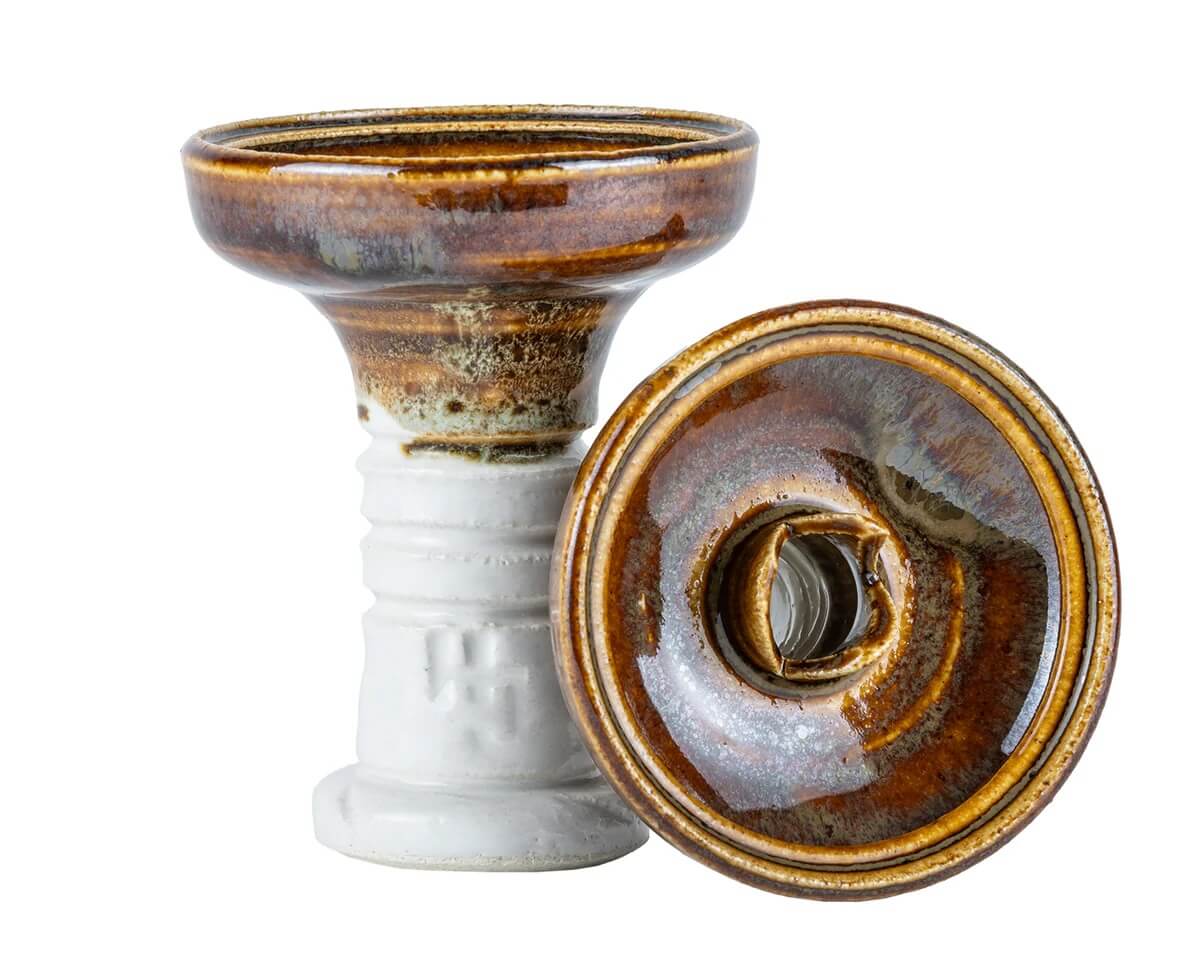 HJ Ferris Bowl Brown/White