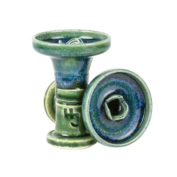 HJ Trimony Hookah Bowl Blue/Green