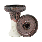 HJ Trimony Hookah Bowl Purple/White