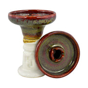 HJ Trimony Hookah Bowl Red/White
